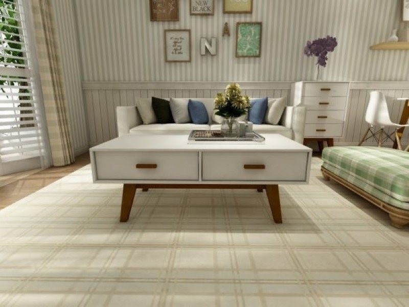 Coffee Table with Two Drawers