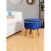 Ottoman Pouffes Stool for Living Room Sitting Furniture Footrest Seat